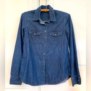Banana Republic denim blouse small